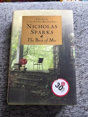 Nicholas Sparks "The Best of Me" Hardcover Book - Green Cover